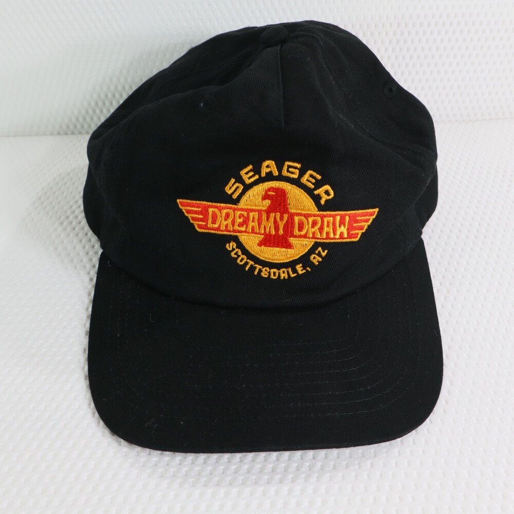 Seager Co Dreamy Draw Music Festival Hat Black Snapback Scottsdale AZ Western